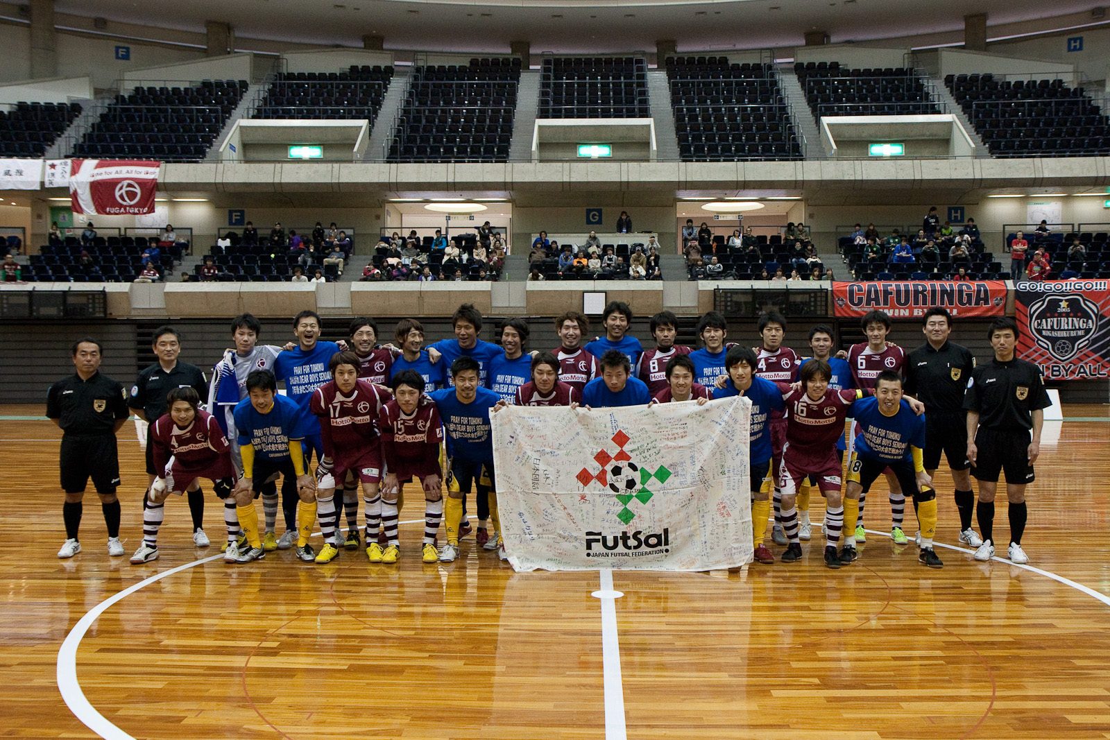 決勝前の整列